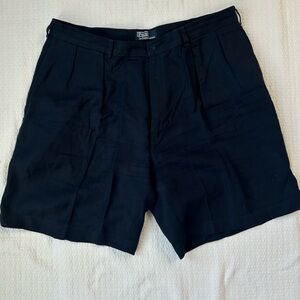 Polo by Ralph Lauren Men's 40 Navy Blue 100% Linen Shorts